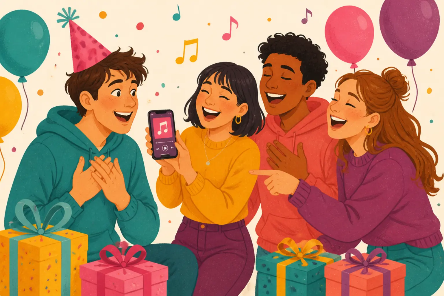 A Happy Birthday Song With Their Name In It