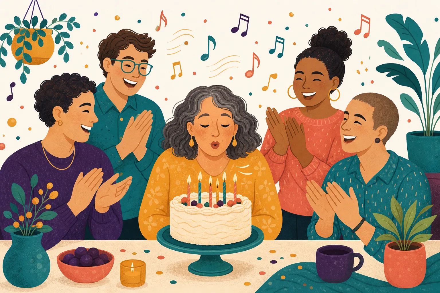 A birthday song for mom