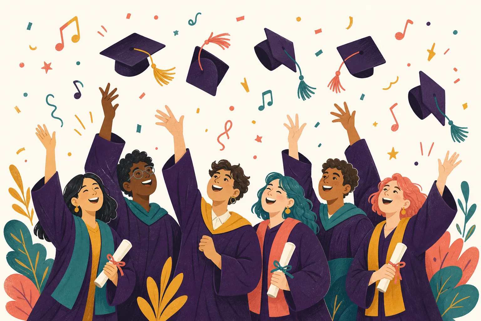 A graduation send-off