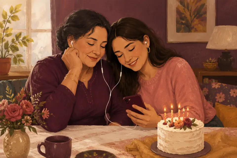 Una canción de cumpleaños para mamá que no va a olvidar — Escucha dos versiones