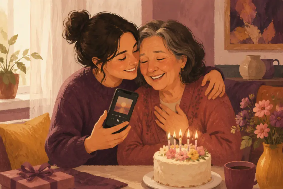 Una canción de cumpleaños para mamá que no va a olvidar — Desbloquea y comparte